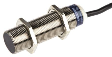 SENSOR INDUCTIVO METALICO M18 3 HILOS 12-48VDC PNP NO Sn 8mm CABLE 2M