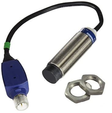SENSOR INDUCTIVO METALICO M18 3 HILOS 12-24VDC PNP NO Sn 9mm CABLE CONECTOR MACHO REMOTO M12 4 PINE