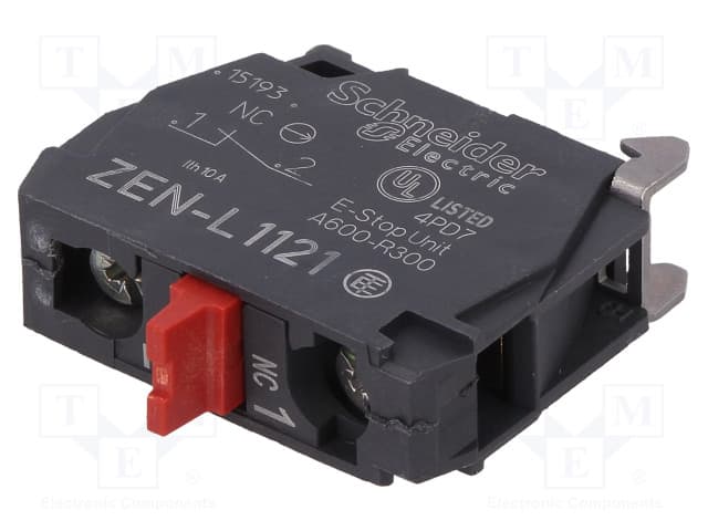 BLOQUE DE CONTACTO NC PARA CAJAS XAL 22mm