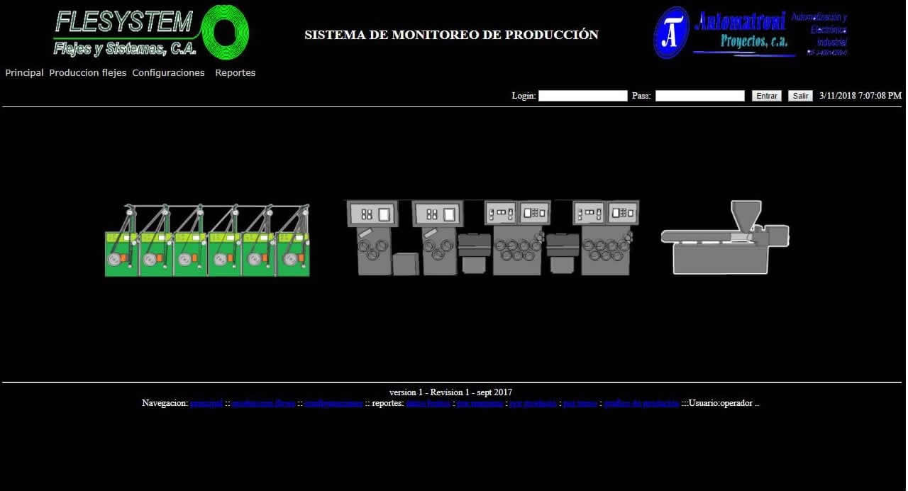 Monitoreo y Control de Producción de Flejes